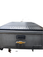 Couvercle coulissant en aluminium à trois volets pour Chevrolet Colorado Topper Quad-Fold Heavy-Duty Hard Four-Fold Cover