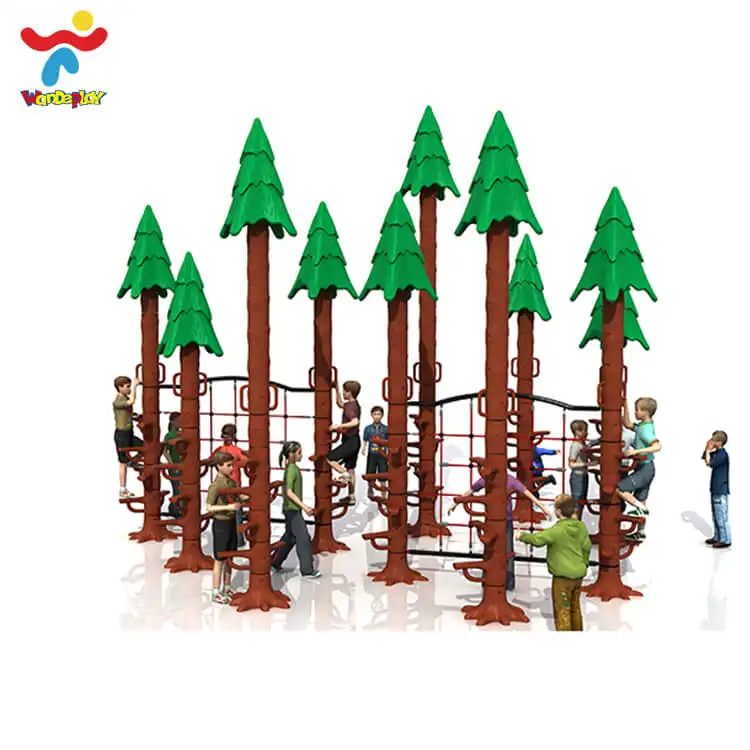 ชุดของเล่นตาข่ายปีนป่ายสำหรับเด็ก,สำหรับเล่นในป่ากลางแจ้งสนามเด็กเล่นปีนต้นไม้อุปกรณ์ออกกำลังกายสำหรับสวนสนุก