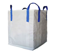 Sac en toile tissée FIBC d'occasion 2000 kg, sac jumbo robuste pour sable, ciment, gravier, matériaux de construction