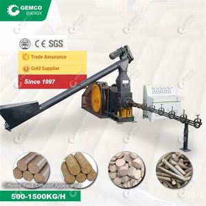 Vis de charbon de biomasse au meilleur prix d'usine, paille de bois, <span class=keywords><strong>presse</strong></span> à <span class=keywords><strong>Briquette</strong></span> pour la compression, coquille de riz, coquille de noix de coco - Product Image 2