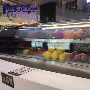 एकल तापमान ऑटो-डीफ्रॉस्ट मिनी टेबल टॉप फ्रीजर एयर कूलिंग केक ब्रेड फ्रिज डिस्प्ले कूलर प्रशीतन उपकरण - Product Image 2