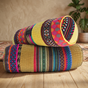 Coussin de Yoga en Fibre de Bambou avec Fonctionnalités de Thérapie et de Massage, Rembourrage en Polyester, Forme Oblongue - Product Image 3