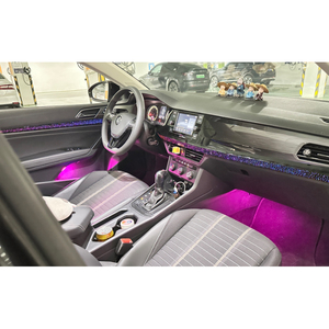 Luz Ambiental LED RGBIC para Auto, Tira Acrílica Sinfónica, Lámpara Interior de Neón para Lavida Plus 2019-2025, Venta al Por Mayor - Product Image 2