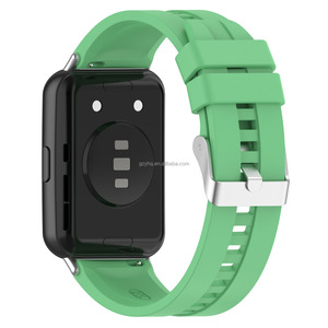 Correa Deportiva de Silicona Personalizada a <span class=keywords><strong>Precio</strong></span> de Fábrica para Reloj <span class=keywords><strong>FIT</strong></span> 2, Correa de Reloj Inteligente Profesional de Lujo, de Goma Suave, Resistente al Agua - Product Image 4