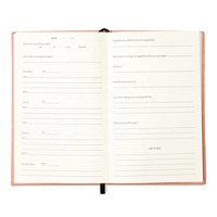Carnet de notes A5 rose à couverture rigide en gros pour la planification de l'autosoins et une vie et un travail meilleurs