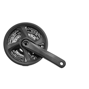 高品质170毫米24 34 42T数控BCD 144自行车曲柄组黑色方形锥形自行车链轮斜轨配件 - Product Image 1