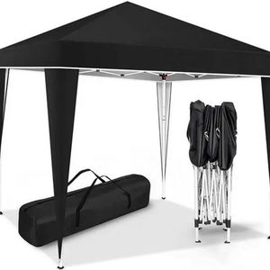 Parasol pliant personnalisé à quatre pieds pour le camping et les expositions, résistant aux intempéries, tente publicitaire - Product Image 4