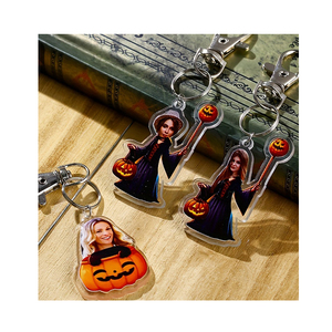 Photo personnalisée imprimée transparente porte-clés en acrylique personnalisé pendentifs personnalisés colorés porte-clés en acrylique - Product Image 1