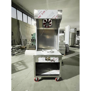 Ventilador de estufa de acero inoxidable integrado comercial Victory Kitchen SS Mee Goreng Stall Kwali Range para cocina Hoteles Restaurantes - Product Image 6