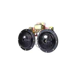 DL50GD Dual Sound Electric Horn 12V 24V For Cars Trucks Forklifts Loaders Excavators Buses <b>Engineering</b> Vehicles - Product Image 1