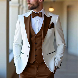 Costumes de <span class=keywords><strong>mariage</strong></span> <span class=keywords><strong>pour</strong></span> hommes de haute qualité en gros, costumes slim fit, smoking 3 pièces, costumes de cérémonie <span class=keywords><strong>pour</strong></span> hommes - Product Image 5
