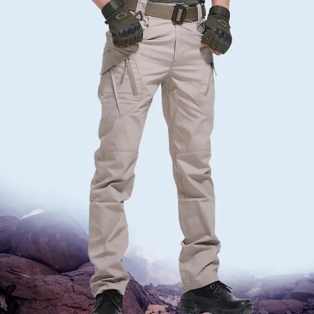 Pantalon tactique imperméable et résistant pour homme, résistant à l'abrasion, pour la pêche, le Trekking, la randonnée, le plein air