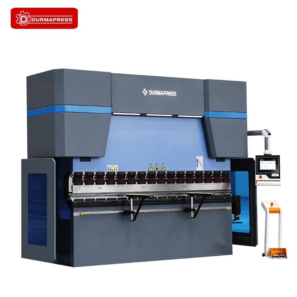 China 200T 3200mm 4 +1 Axis Sheet Metal Hydraulic CNC Press Brake Machine With DELEM DA53T Controller