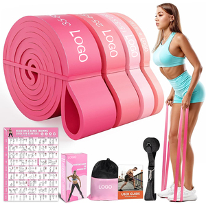 Custom Logo Women Fitness Circle <b>Bands</b> Resistance Exercise Stretch Resistance <b>Bands</b> Set Pull up <b>Band</b> for <b>Workout</b> - Product Image 1