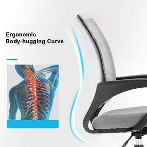 Modern White Frame Mesh Executive Office <b>Chair</b> Adjustable Features Chrome Base Outdoor Use Premium Posture <b>Support</b> Mechanism - Product Image 4
