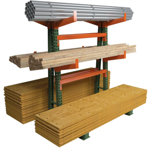 Giá để đồ ngoài trời bằng thép dạng <span class=keywords><strong>cantilever</strong></span>, sức chứa lớn, dành cho gỗ dán, có cân nặng tải trọng cao - Product Image 6