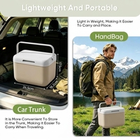 Glacière alimentaire économique personnalisable de 5 L - Glacière de camping portable imperméable avec maintien de la glace pendant 48 heures
