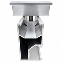 Support de montage pour panneau photovoltaïque, plaque de support réglable à fentes, installation sur toit en ardoise, aluminium résistant aux intempéries, taille personnalisée