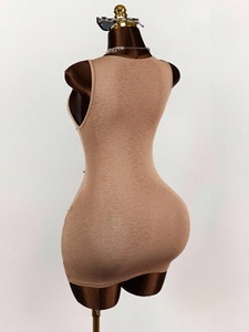 Vestido Casual de Punto sin Mangas para Mujer, con Estampado de Letras, Moderno, Entallado, Sexy, Vestidos Cortos sin Mangas, Vestido Elegante para Mujer - Product Image 5