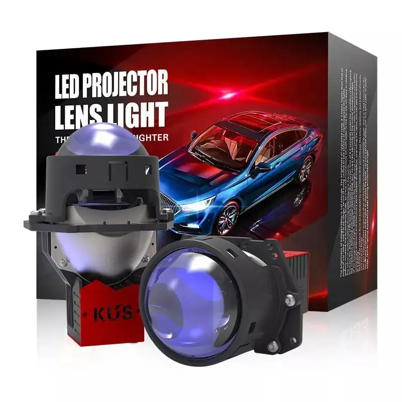 ホット販売OEM Bi Ledレーザープロジェクターレンズ3.0インチ12V5500Kハイロービーム自動Ledヘッドライトレンズiユニバーサルbi ledプロジェクト