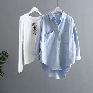 Blusa K782 para Mujer, Primavera-Verano, Estilo Coreano, Manga Larga, Blusas Vintage, Camisas para Mujer, Blusas, Ropa Femenina - Product Image 2