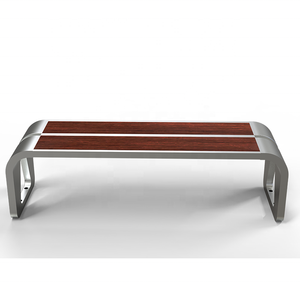 KAVASS 1,5 m Fabricación de fábrica Resto Banco de madera Silla para la escuela Centro comercial Parque Anti-óxido Larga vida útil <span class=keywords><strong>Merbau</strong></span> Street Bancos - Product Image 2