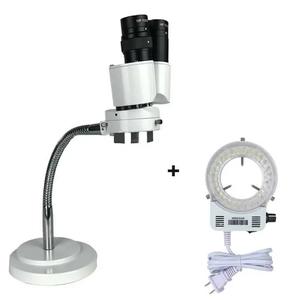 歯科用デスクトップ顕微鏡8x10x拡大鏡、LEDライト付き歯科用実験装置 - Product Image 2