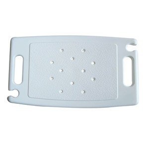 Aluminum Alloy <b>Shower</b> Chair Non Slip Bath <b>Stool</b> With Handles <b>For</b> Elderly Toilet Use Off White Large Straight Body - Product Image 1