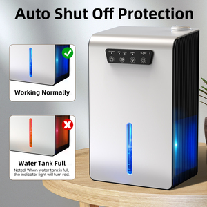 Thị trường nhà máy trực tiếp tiên tiến mới điện siêu âm độ ẩm và Máy hút ẩm đa chức năng 2 trong 1 đơn vị - Product Image 5