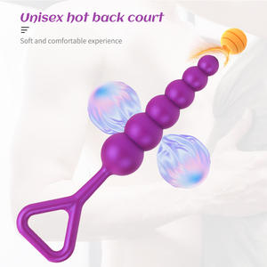 Anal Plug Butt Sex Toys pour femmes hommes Soft Silicone <span class=keywords><strong>Prostate</strong></span> Massager Mini Erotic Black Vibrator Anal Toys pour adultes - Product Image 2