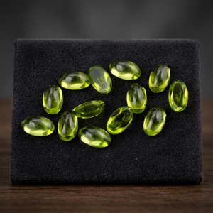 Natural Green <b>Peridot</b> Gemstones 5x7mm Marquise Cut Faceted Loose Gems Third Party Certified Wholesale Gopika Fine Jewelry - Product Image 3