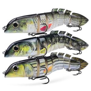 Byloo Fabricant 165mm 42g Pêche Multi Articulé Électronique Automatique 8 Section Robot Leurre <span class=keywords><strong>Poisson</strong></span> - Product Image 1