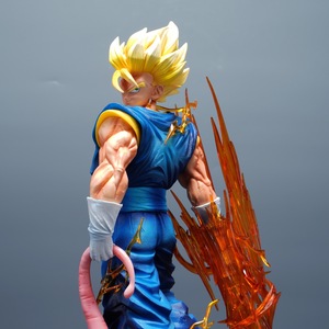 Figura de Acción de PVC de Vegetto Super Saiyan Azul de DBZ, con Cabezas Intercambiables, Manos y Piezas de Efectos Especiales, Escala <span class=keywords><strong>1</strong></span>:48 - Product Image 3