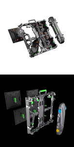 Hoàn toàn kín p2.6 p2.97 p3.91 p4.81 cho thuê giai đoạn dẫn hiển thị mô-đun 500x500 ngoài trời Màn hình <span class=keywords><strong>LED</strong></span> sàn nhảy và tường - Product Image 6