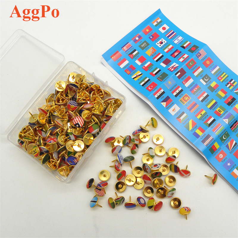 Штифт с логотипом флага, креативный флаг страны, эпоксидный штифт, индекс 194 стран, карта Государственного флага, комплект штангов для большого пальца