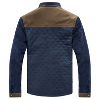 Blouson moto personnalisé 100 % ajusté grande taille avec fermeture éclair, en velours côtelé double couche, décontracté, haut de gamme, pour homme, vente chaude