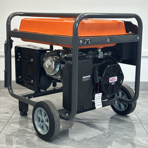 Générateur d'électricité à essence <span class=keywords><strong>220V</strong></span> 5-10kW pour usage domestique / 1 pièce <span class=keywords><strong>10000W</strong></span> Électrique 5kW Léger 7.5kVA - Product Image 4