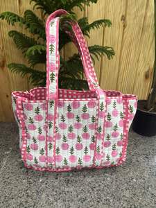 Sac fourre-tout en coton super vendu, sac de shopping/sacs à bandoulière, sac matelassé pour femme, sac de voyage week-end, sac de transport, sacs fourre-tout faits main - Product Image 2