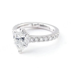 Excellent Quality Classic <b>925</b> Sterling <b>Silver</b> Diamond <b>Ring</b> for Engagement Wedding Ceremony and Proposal Available for Best Sale - Product Image 3