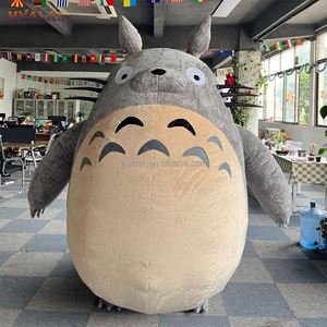 Traje de grasa inflable inspirado en Totoro <span class=keywords><strong>para</strong></span> adultos, disfraz de gato acolchado <span class=keywords><strong>para</strong></span> <span class=keywords><strong>Halloween</strong></span>, mascota de zorro, Cosplay, estilo Anime, Unisex Mardi - Product Image 3