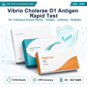 Prueba Rápida <span class=keywords><strong>de</strong></span> Antígeno <span class=keywords><strong>de</strong></span> Vibrio Cholerae O1 para Uso Clínico y Doméstico, OEM ODM - Product Image 1