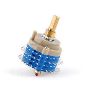 Hi-Fi усилитель D-cut вал 2 полюса 23 шага Электрический поворотный переключатель - Product Image 3