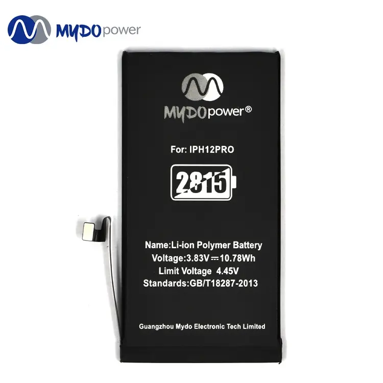 High Quality Battery Mobile Phone For IPhone 12 12 Pro Max Mobile Battery Replacement 2815mAh For IPhone Apple 12 Cell Phone