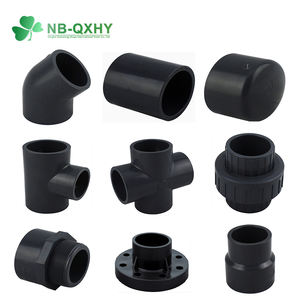 Nbqxhy OEM ODM ข้อต่อท่อพลาสติก1/2 "-4" Grey ข้อต่อเท่ากัน PVC upvc cpvc ข้อต่อ SCH80 - Product Image 3