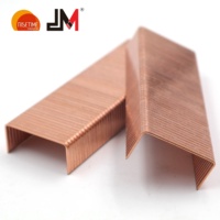 Agrafes professionnelles personnalisées 32mm x 18mm en acier 32 agrafes en carton cuivre pour agrafeuse manuelle