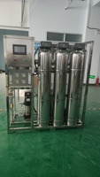 Tuyau de forage Borne Water 8040 Cage 500L PH Industry Machines de traitement de l'eau par osmose inverse Water Pruifier House 500 Litres