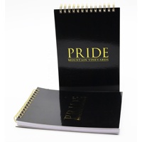 Carnet à spirales personnalisé A5, 100 feuilles, design quadrillé personnalisé, logo personnalisé, papier ligné, pelliculage brillant, CMYK