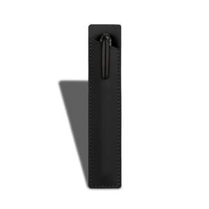 Bolsa de cuero PU de alta calidad de lujo Funda de pluma de cuero artificial Regalos de negocios Bolsa de pluma para pluma única - Product Image 5