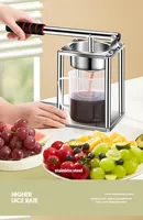 Presse-agrumes manuel multifonctionnel en acier inoxydable pour jus de fruits, extracteur d'orange et de citron de haute qualité