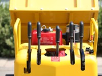 Mini tombereau de chantier compact 1,5T, type surélevé, économique, capacité 800kg/1500kg, véhicule de transport, mini transporteur sur chenilles